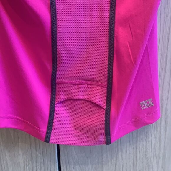 FILA Sport Pink Running Athletic Tee Shirt pocket Sz M - Picture 9 of 9